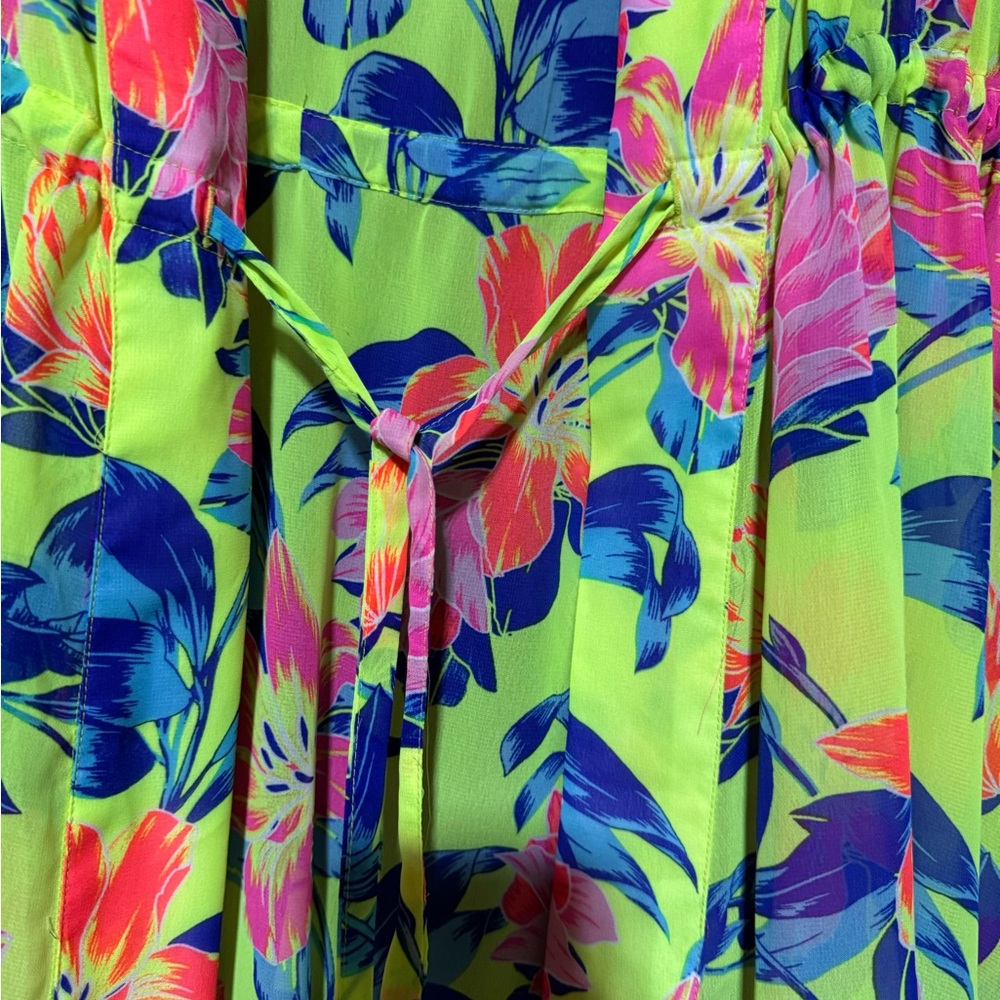 Vibrant Floral Kimono - Picture 3 of 5